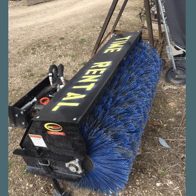 Rental store for mini skid angle broom 60 00 day w in the Missoula area