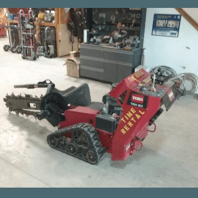 Rental store for toro trencher 36 inch bar in the Missoula area