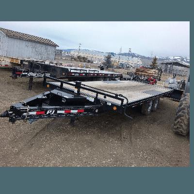 Rental store for equipment trailer 22 foot hydraulic tilt in the Missoula area