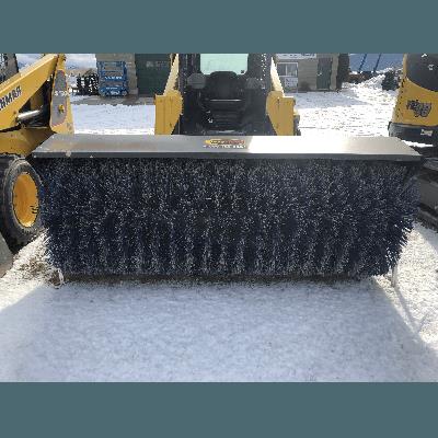 Rental store for angle broom attachment skidsteer in the Missoula area
