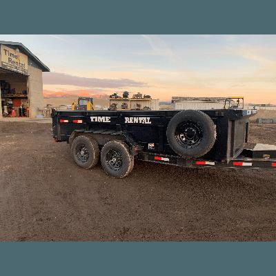 Rental store for dump trailer 14 foot delco in the Missoula area